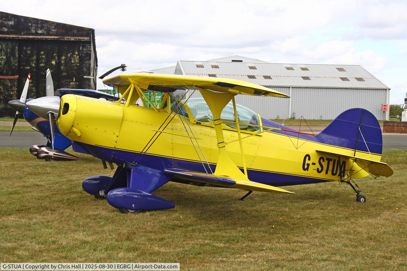 G-STUA, 1978 Aerotek Pitts S-2A Special C/N 2164, LAA Rally 2025, Leicester
