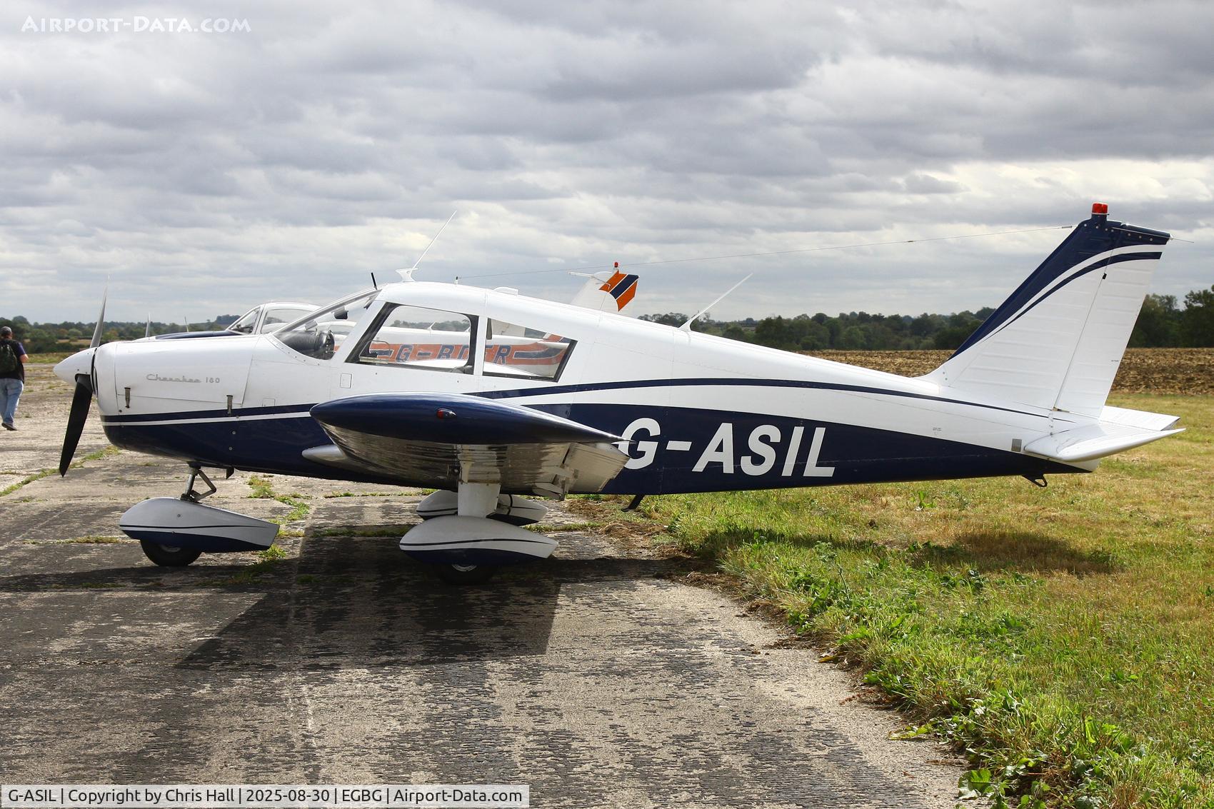 G-ASIL, 1963 Piper PA-28-180 Cherokee C/N 28-1350, LAA Rally 2025, Leicester