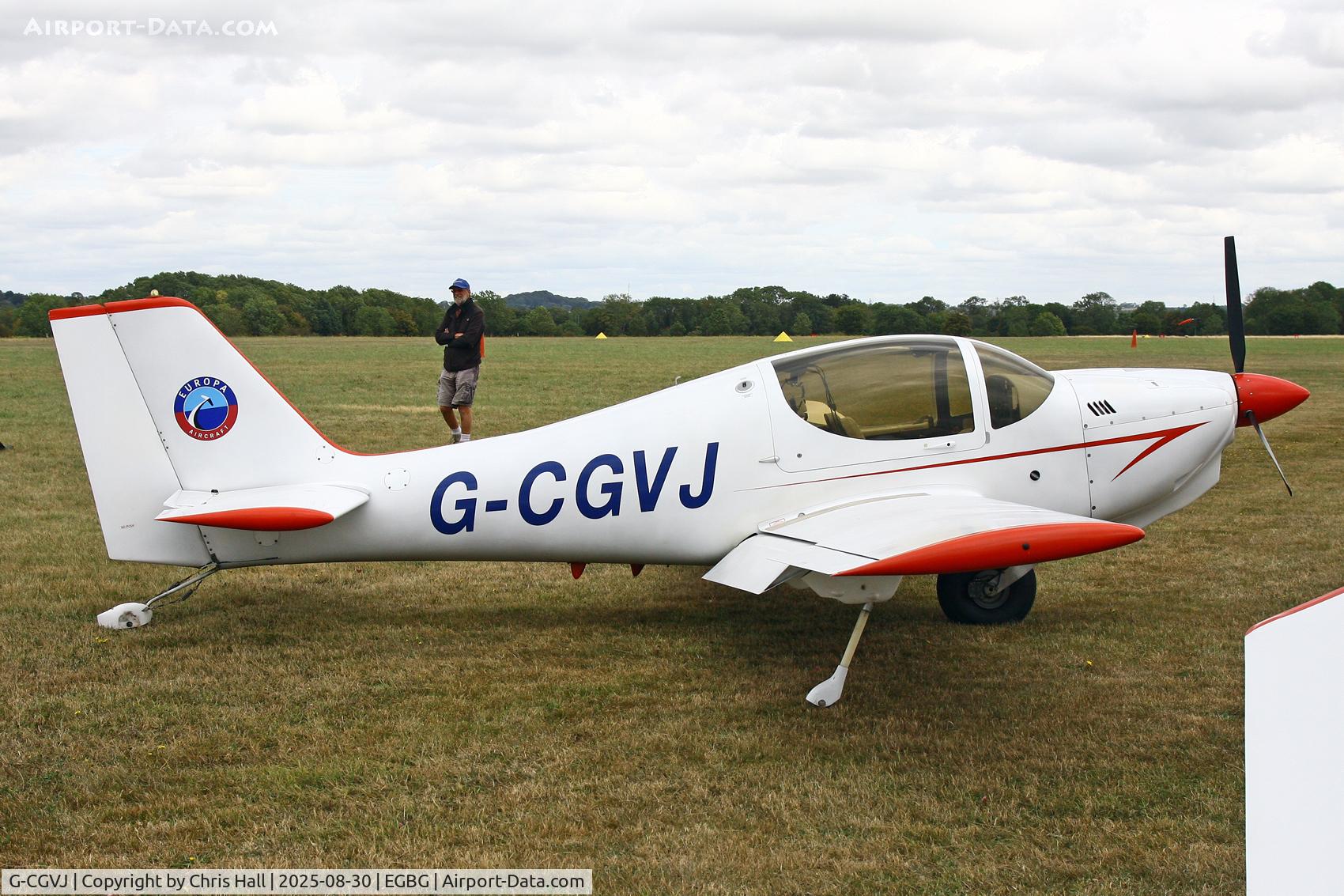 G-CGVJ, 2014 Europa XS Monowheel C/N PFA 247-13752, LAA Rally 2025, Leicester