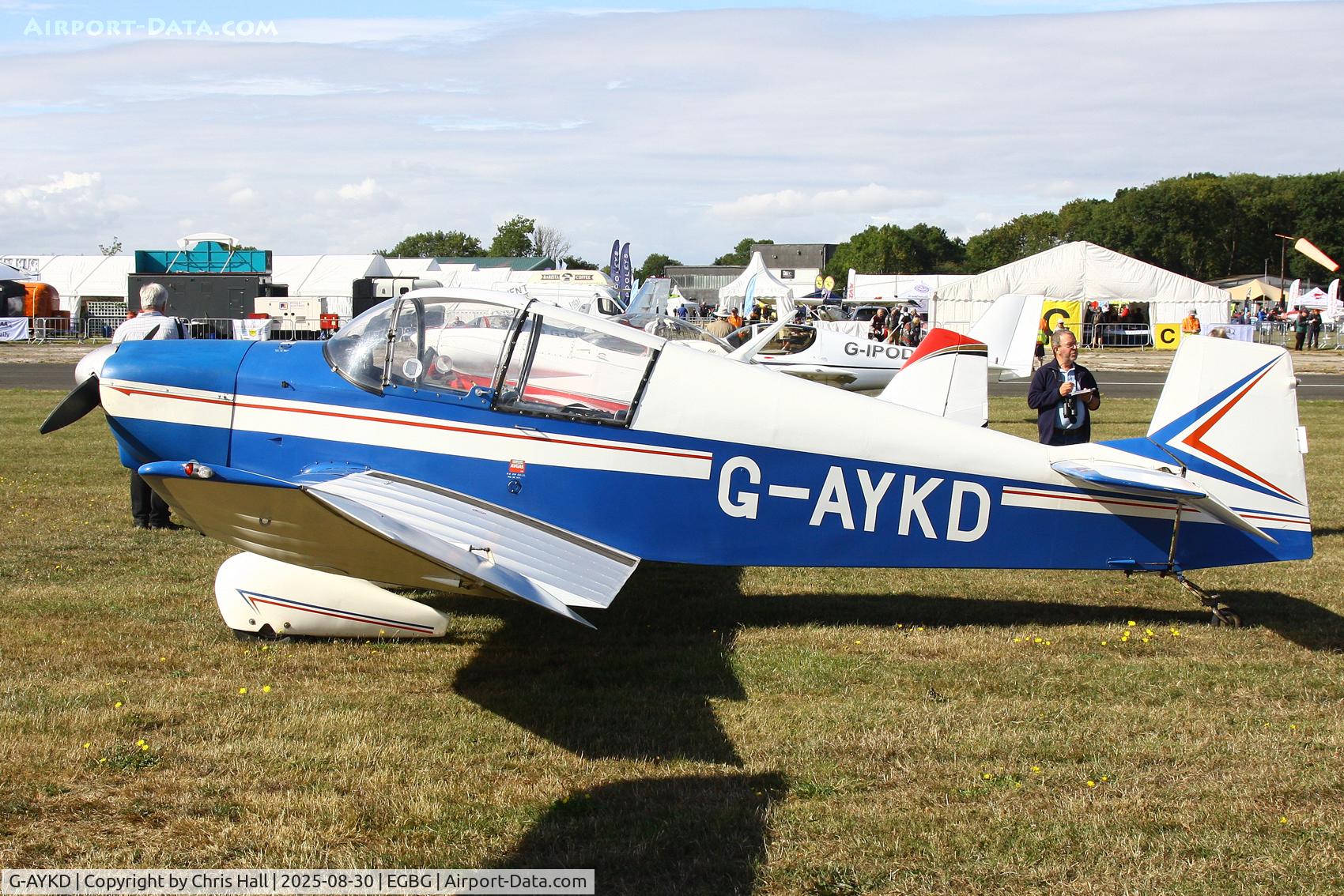 G-AYKD, 1962 Jodel DR-1050 Ambassadeur C/N 351, LAA Rally 2025, Leicester