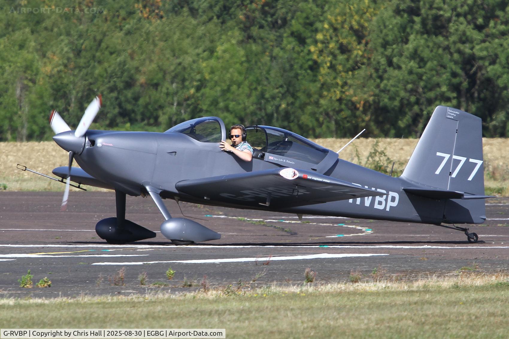 G-RVBP, 2018 Vans RV-7 C/N LAA 323-15569, LAA Rally 2025, Leicester