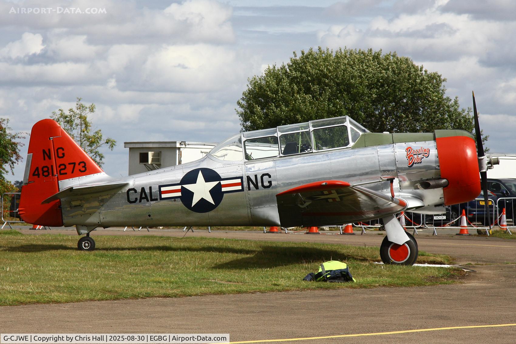 G-CJWE, 1952 Canadian Car & Foundry T-6 Harvard Mk.4 C/N CCF4-97, LAA Rally 2025, Leicester