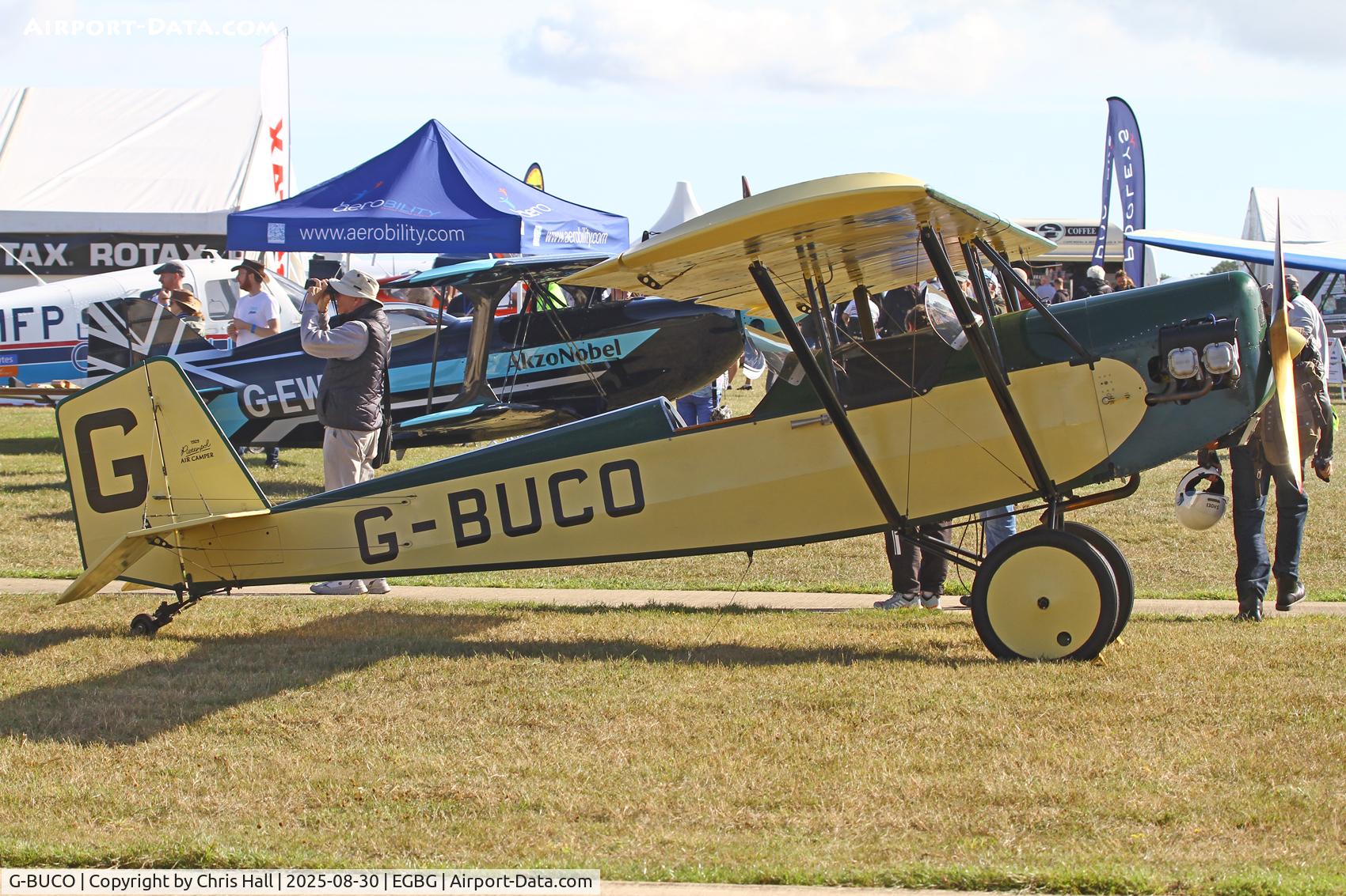 G-BUCO, 1992 Pietenpol Air Camper C/N PFA 047-11829, LAA Rally 2025, Leicester