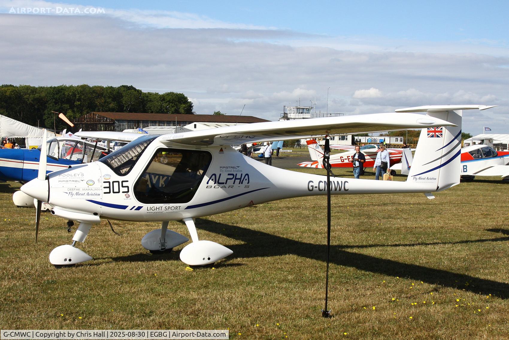 G-CMWC, 2024 Pipistrel Alpha BCAR-S 164A C/N AT164A0013, LAA Rally 2025, Leicester