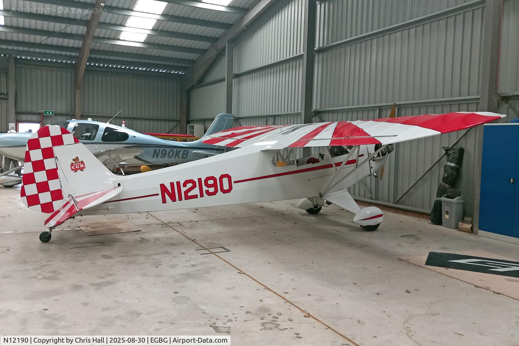 N12190, 1940 Piper J3F-65 C/N 5805, LAA Rally 2025, Leicester