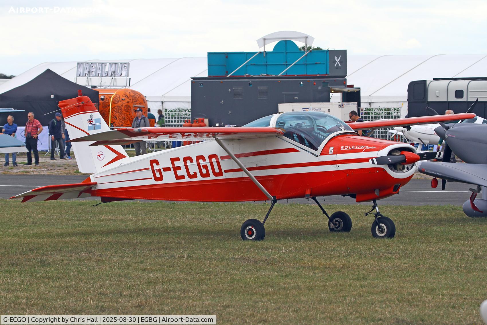 G-ECGO, 1966 Bolkow Bo-208C Junior C/N 599, LAA Rally 2025, Leicester