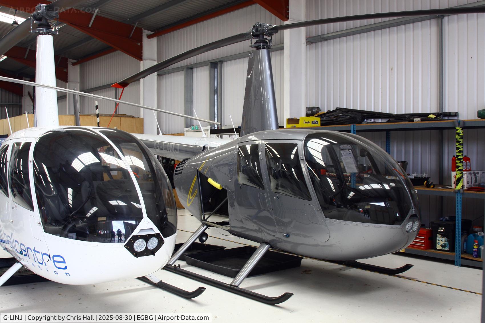 G-LINJ, 2008 Robinson R44 Raven II C/N 12168, LAA Rally 2025, Leicester
