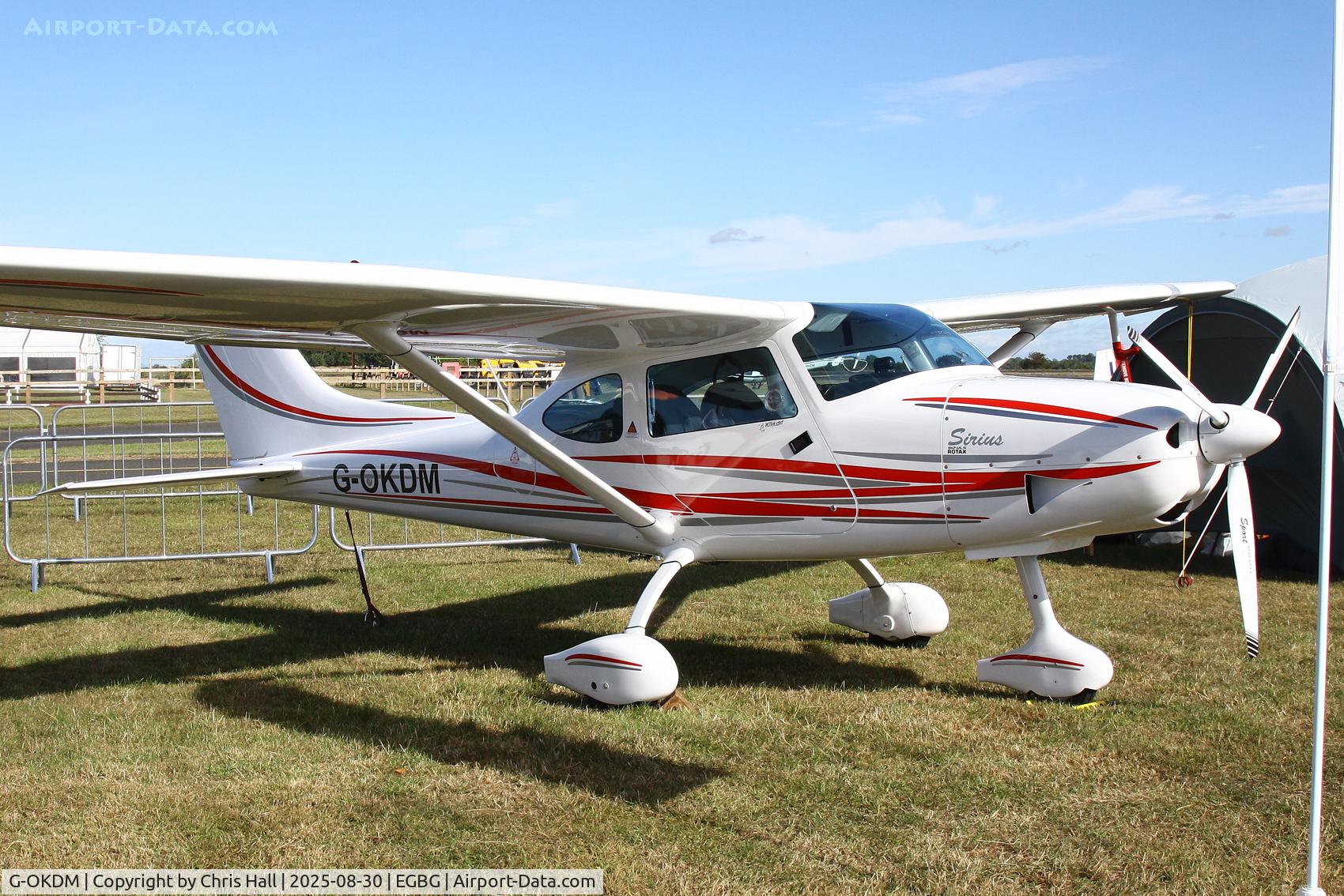 G-OKDM, 2023 TL Ultralight TL-3000 Sirius 600 C/N 23 SI 236, LAA Rally 2025, Leicester