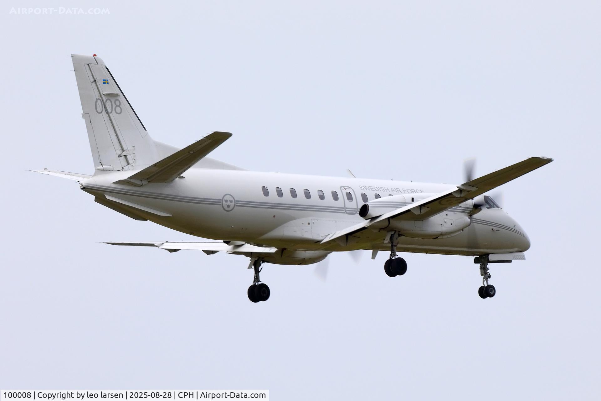 100008, 1995 Saab Tp100C (340BPlus) C/N 340B-367, Copenhagen 28.8.2025