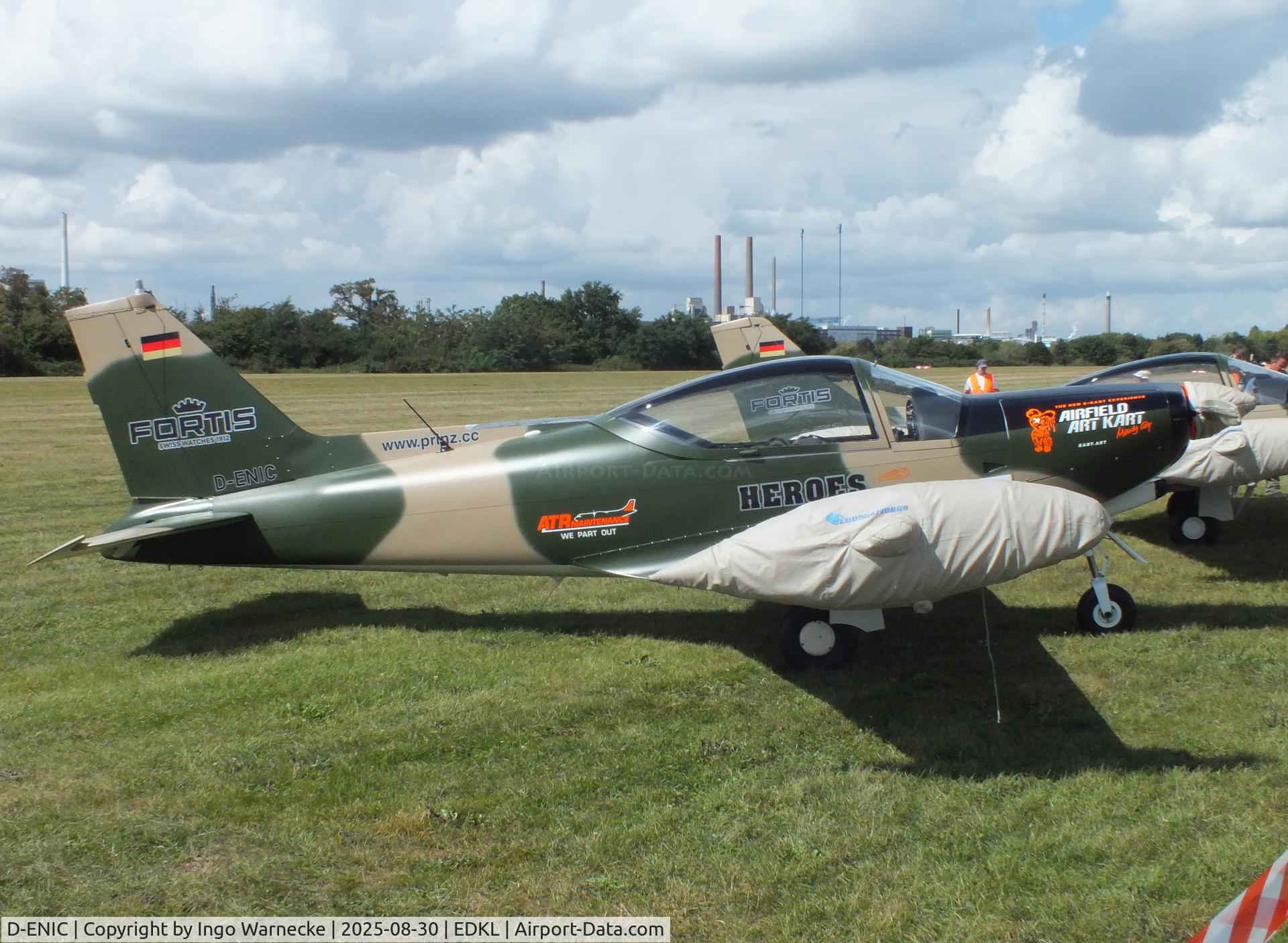 D-ENIC, 1971 SIAI-Marchetti SF-260 C/N 2-51, SIAI-Marchetti SF.260 at the 2025 Flugplatzfest Leverkusen airfield display