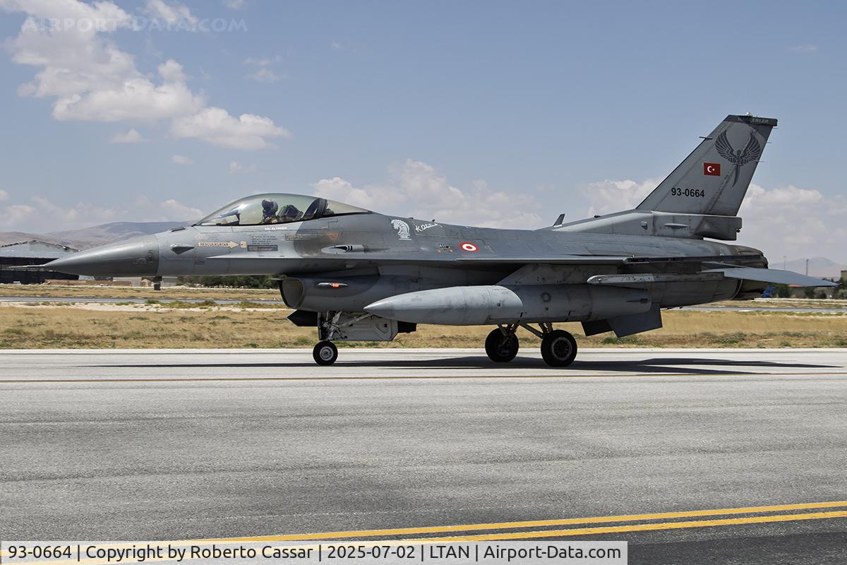 93-0664, TAI (Turkish Aerospace Industries) F-16C Fighting Falcon C/N HC-8, Anatolian Eagle 2025