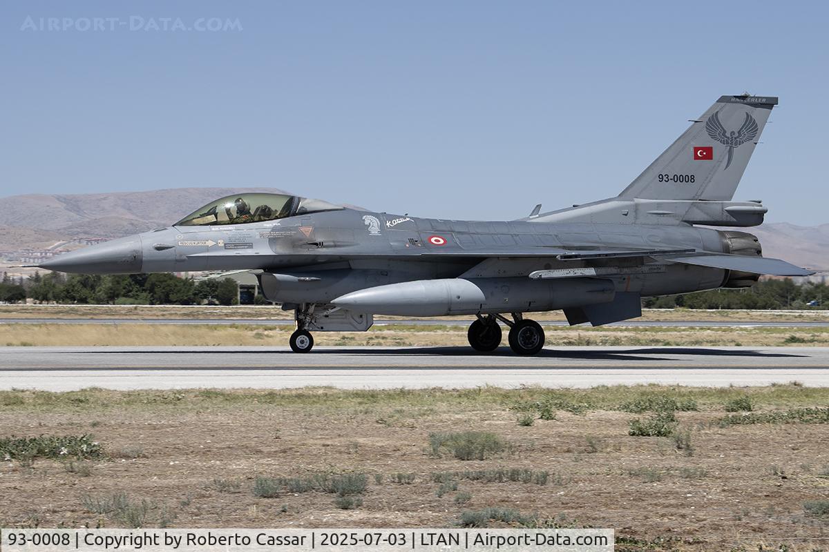 93-0008, Lockheed Martin F-16C C/N 4R-130, Anatolian Eagle 2025