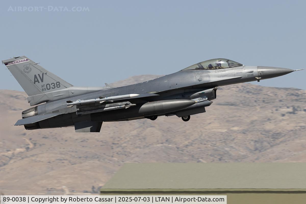 89-0038, 1989 General Dynamics F-16C Fighting Falcon C/N 4R-56, Anatolian Eagle 2025