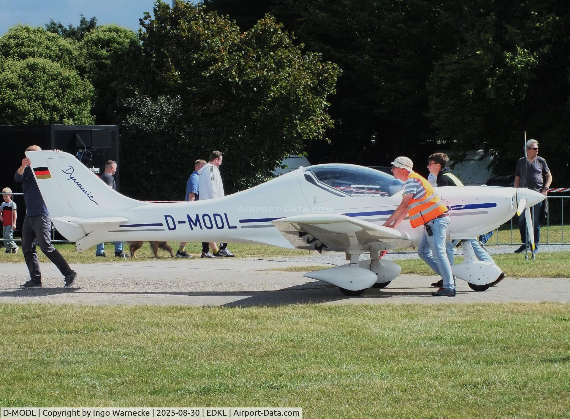 D-MODL, Aerospool WT-9 Dynamic C/N Not found D-MODL, Aerospool WT-9 Dynamic at the 2025 Flugplatzfest Leverkusen airfield display