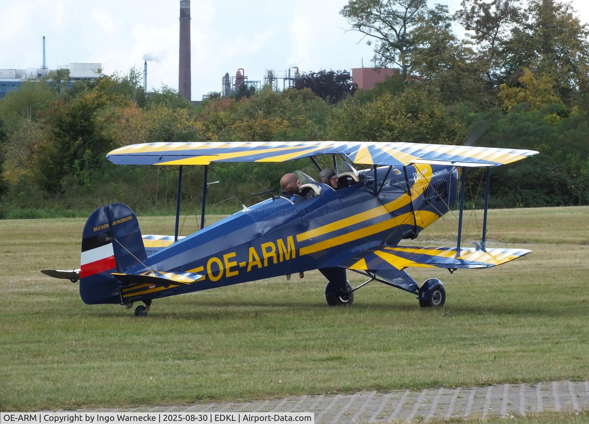 OE-ARM, 2005 Bucker T-131PA Jungmann C/N T-131-126, Serwis Samolotów Historycznych (SSH, Historic Aircraft Services) T-131PA Jungmann at the 2025 Flugplatzfest Leverkusen airfield display