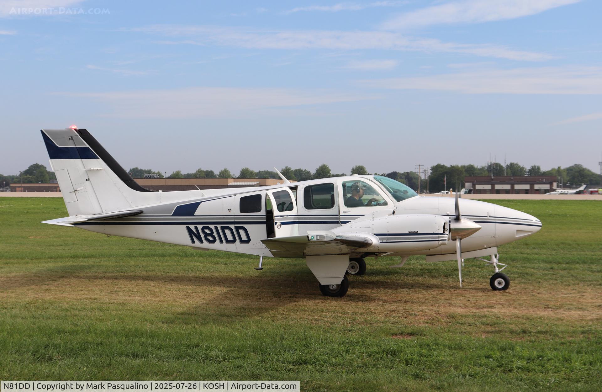 N81DD, 1980 Beech 58 Baron C/N TH-1212, Beech 58