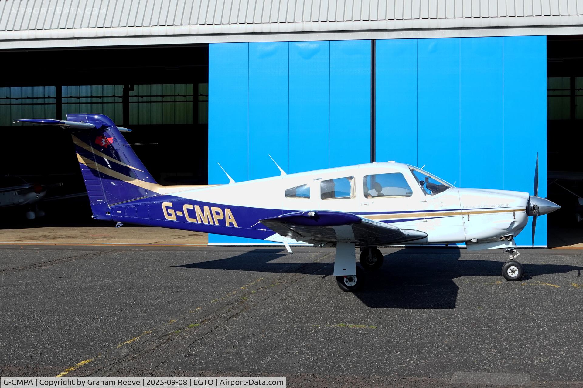 G-CMPA, 1979 Piper PA-28RT-201 Cherokee Arrow IV Arrow IV C/N 28R-7918119, Parked at Rochester.