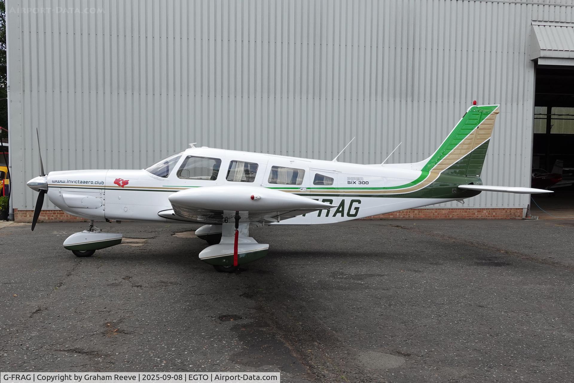 G-FRAG, 1979 Piper PA-32-300 Cherokee Six Cherokee Six C/N 32-7940284, Parked at Rochester.