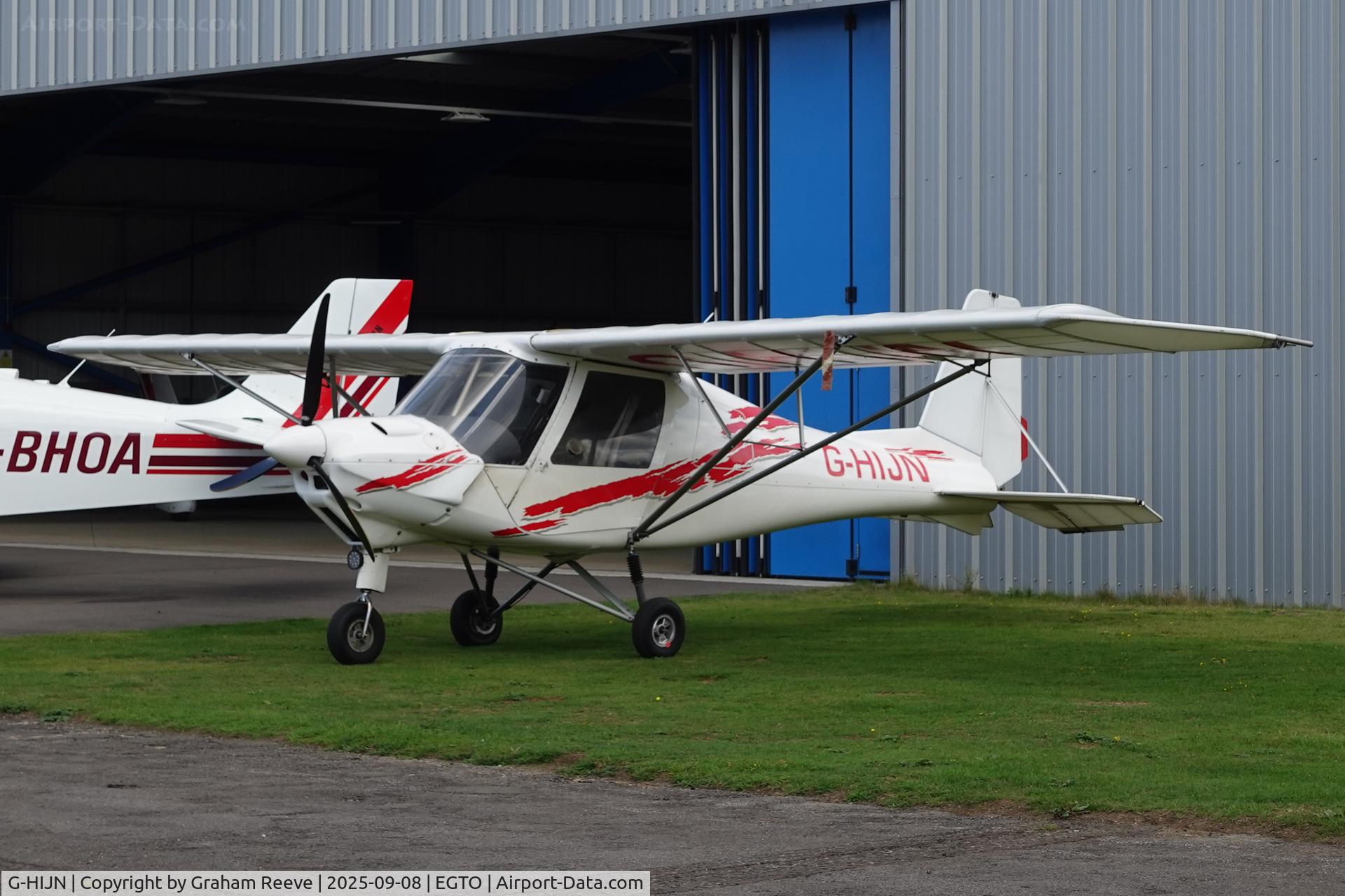 G-HIJN, 2004 Comco Ikarus C42 FB100 C/N 0403-6597, Parked at Rochester.