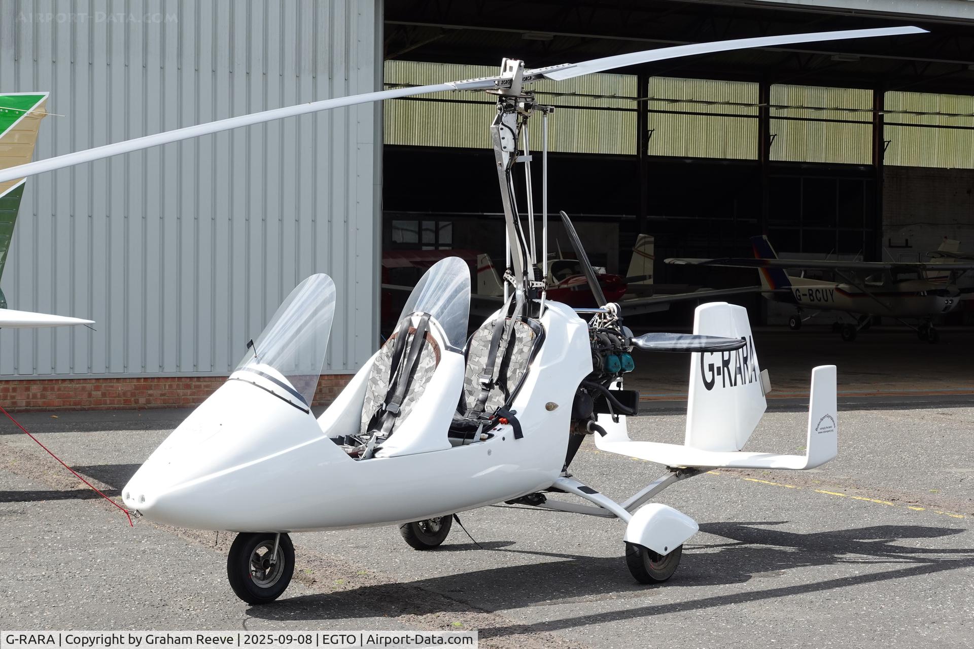 G-RARA, 2013 RotorSport UK MTOsport C/N RSUK/MTOS/048, Parked at Rochester.