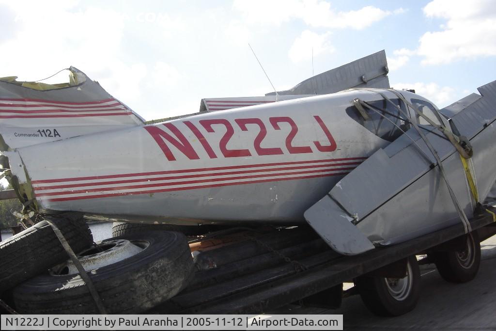 N1222J, 1974 Aero Commander 112 C/N 222, Taken on I-275 on my way to Brandon