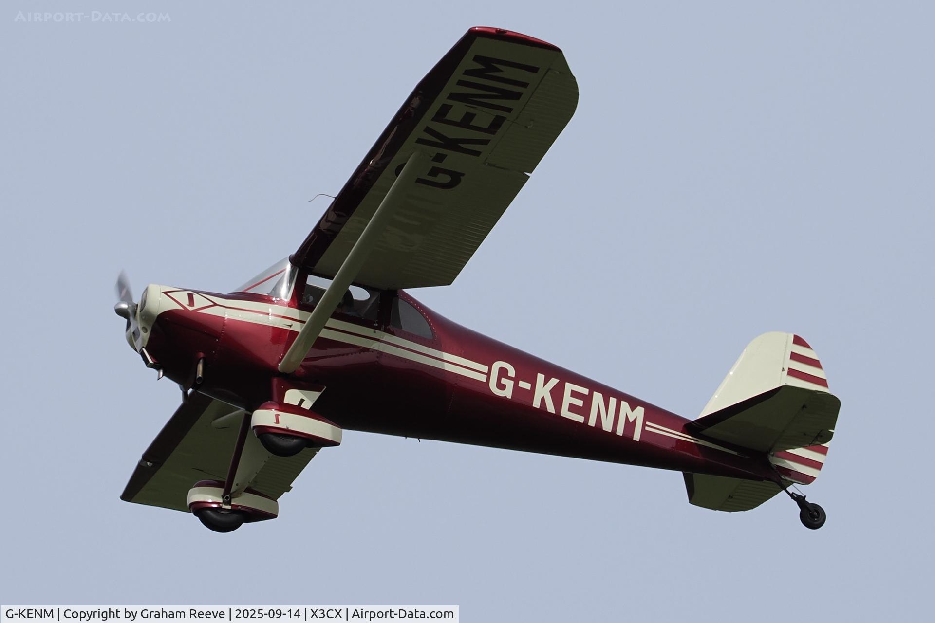 G-KENM, 1946 Luscombe 8E Silvaire C/N 2908, Landing at Northrepps.