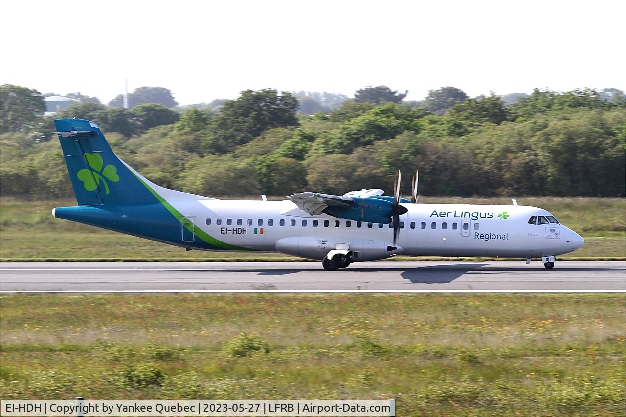 EI-HDH, 2014 ATR 72-212A C/N 1169, Brest-Bretagne airport (LFRB-BES)
