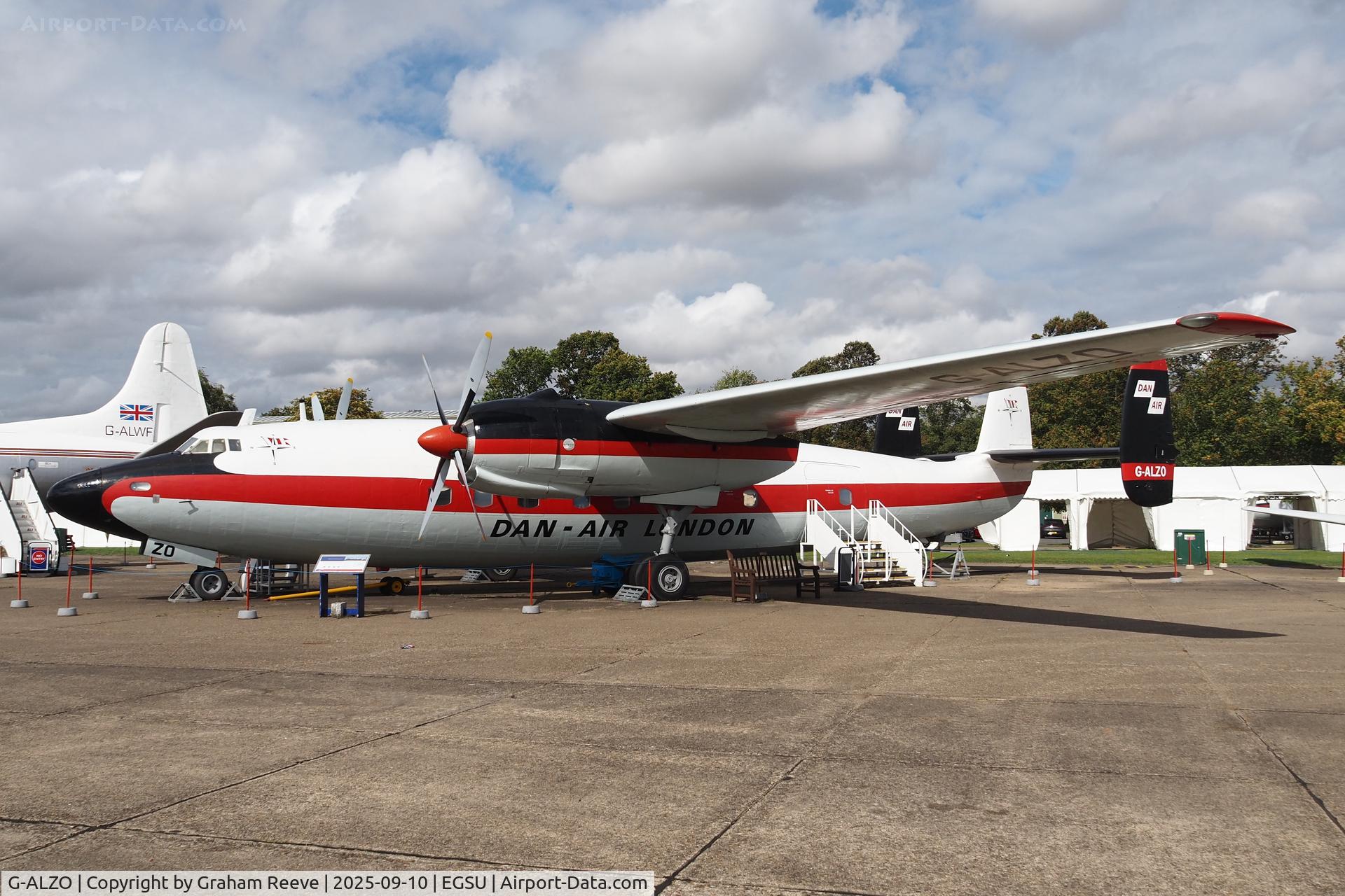 G-ALZO, 1950 Airspeed AS57 Ambassador 2 C/N 5226, On display at the IWM, Duxford.
