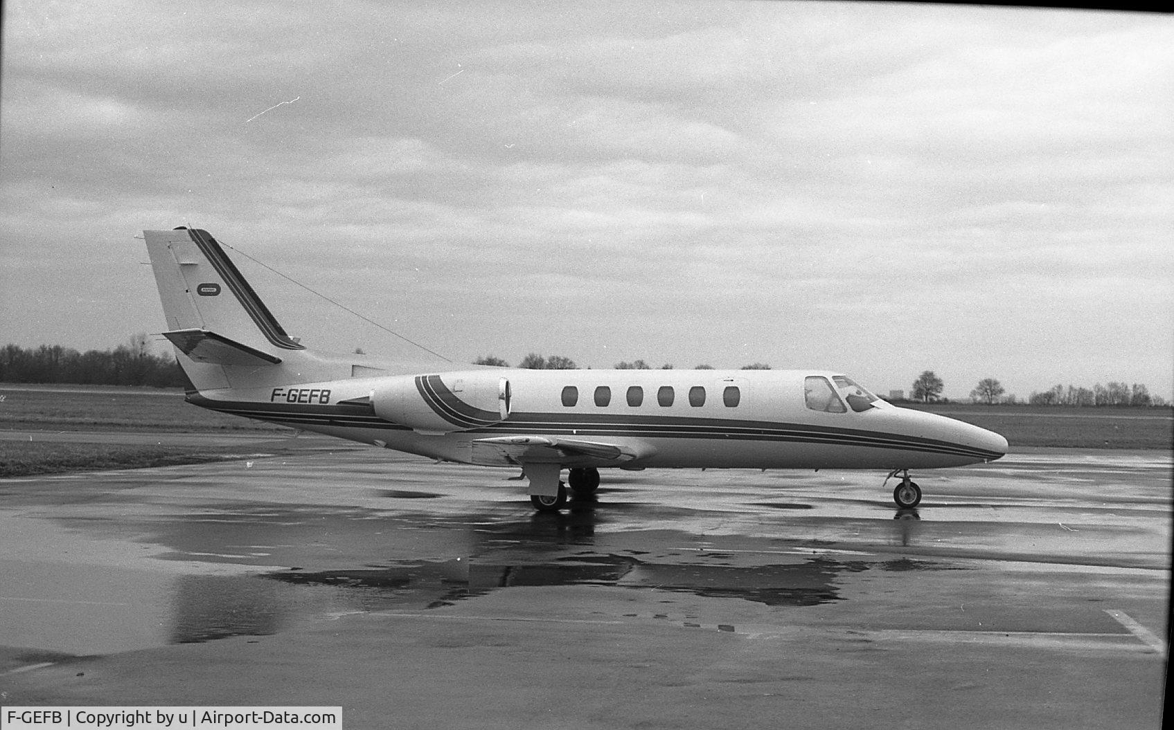 F-GEFB, 1980 Cessna 550 Citation II C/N 550-0182, Date and location unknown