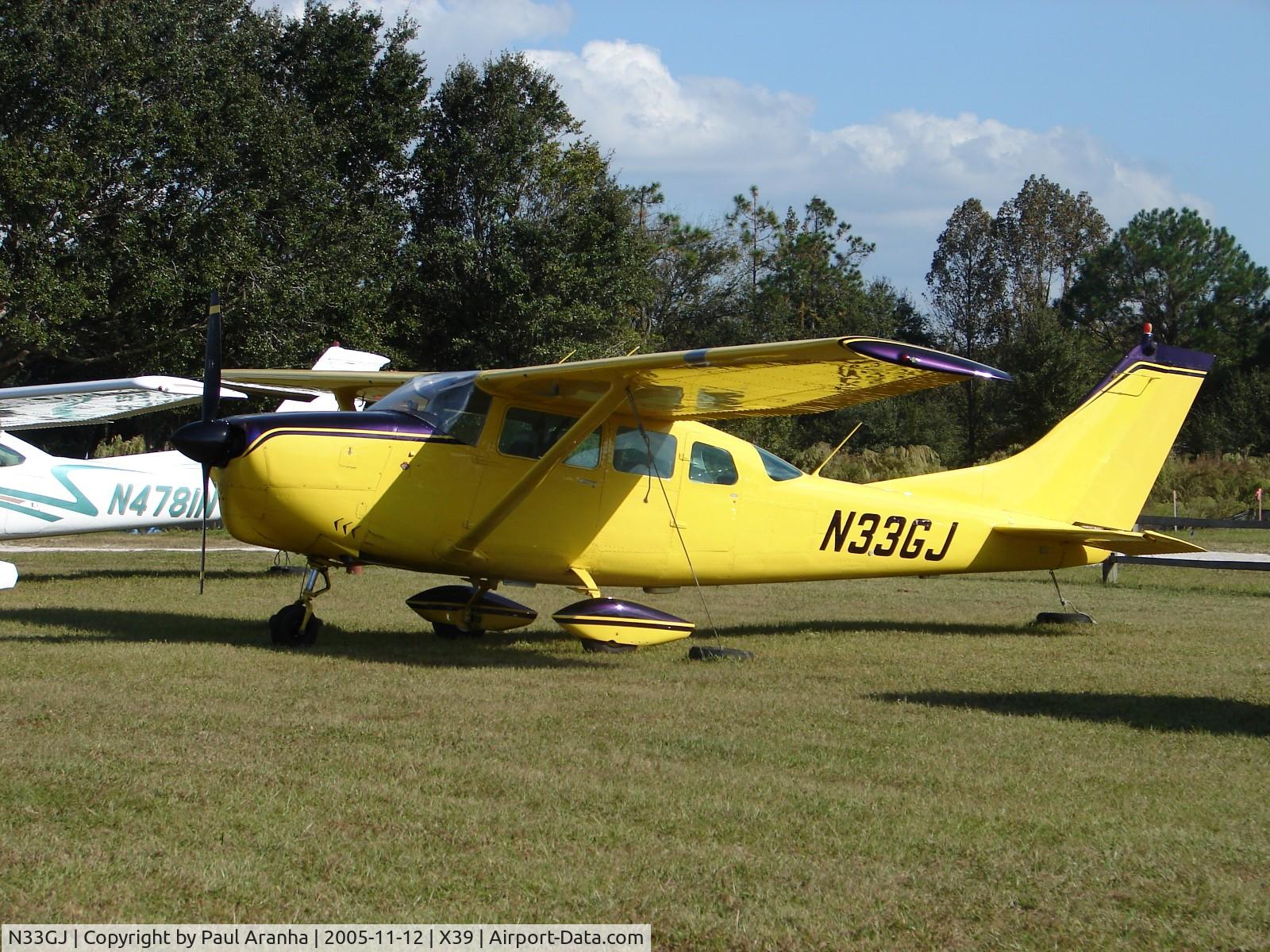N33GJ, 1964 Cessna 210-5A(205A) C/N 205-0538, Taken at Tampa North Aero Park