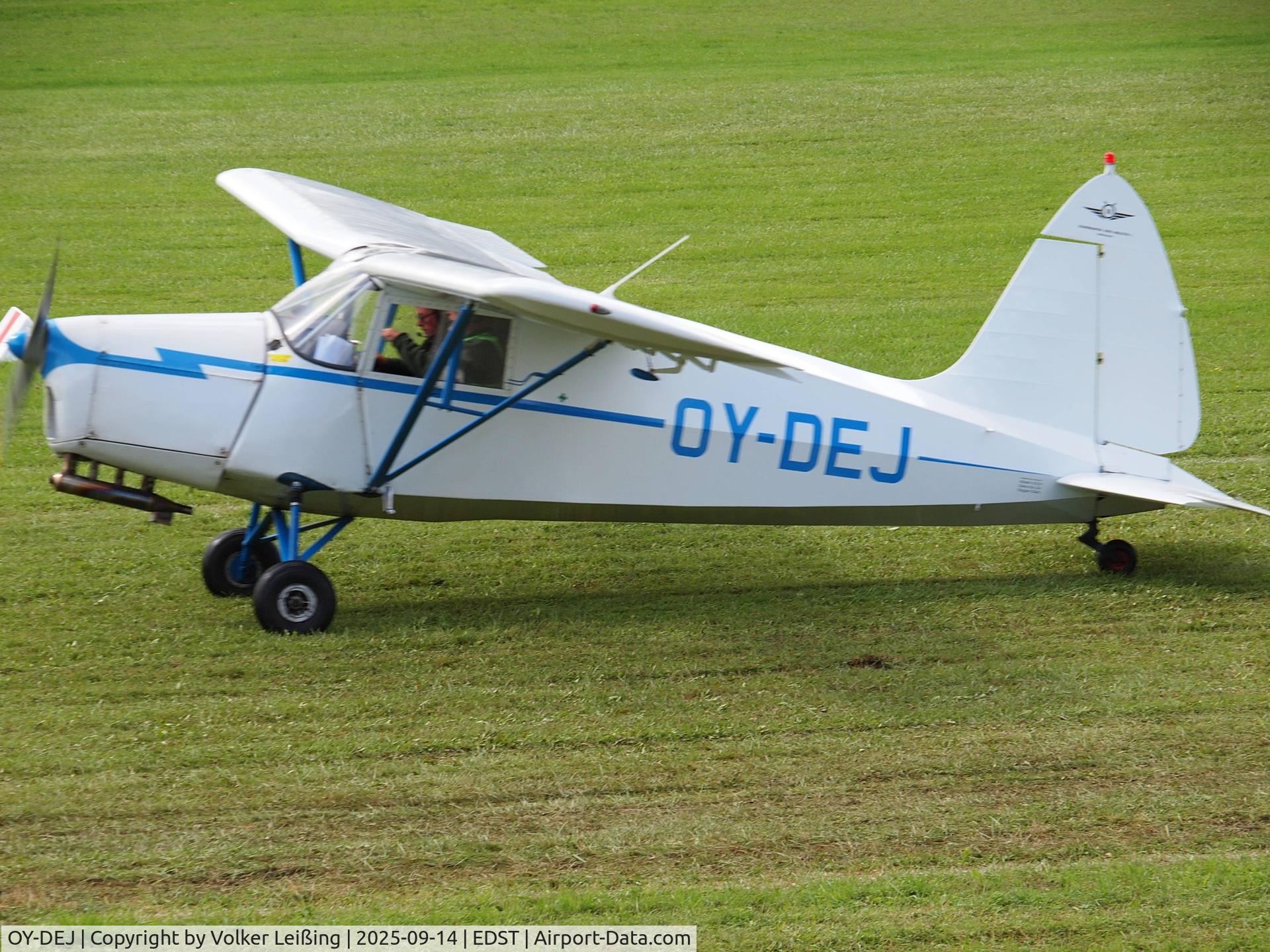 OY-DEJ, 1946 SAI KZ III U-2 C/N 54, Taxi to runway at 20th OTT Hahnweide 2025