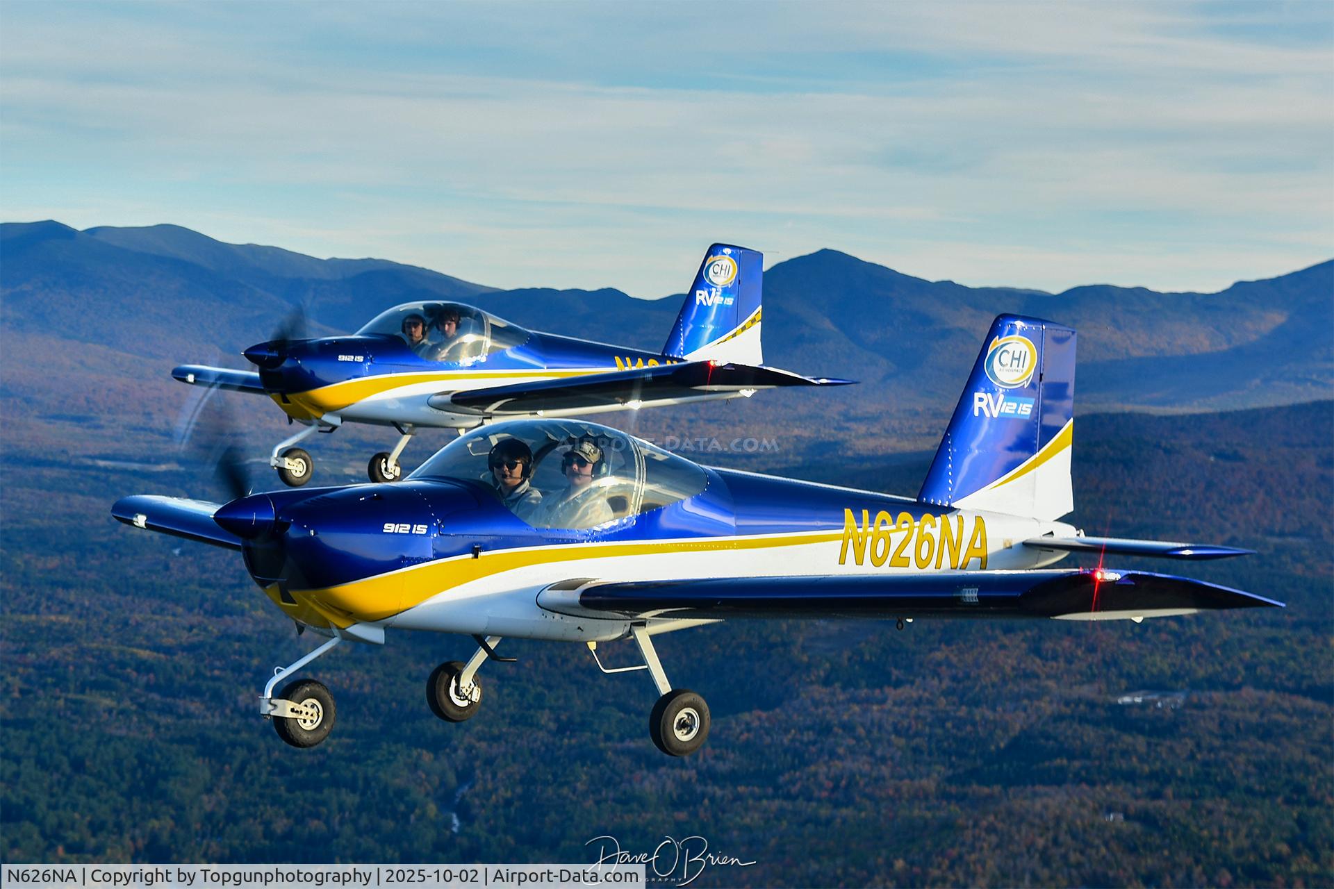 N626NA, 2022 VANS AIRCRAFT INC RV-12IS C/N 12123, Flight Instructors 3 ship flight to Mount Washington, NH