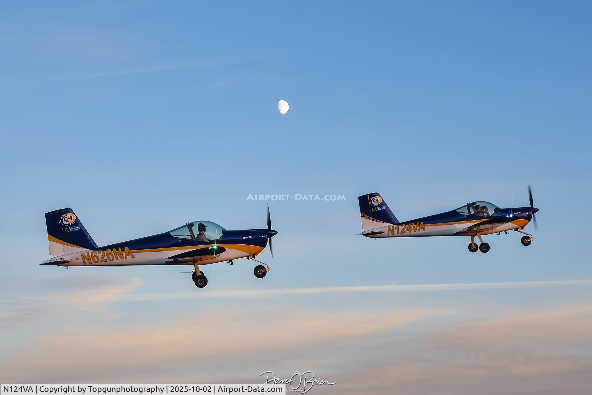 N124VA, 2025 VANS AIRCRAFT INC RV-12IS C/N 12193, Heading back to KPSM after a fun flight over Mount Washington