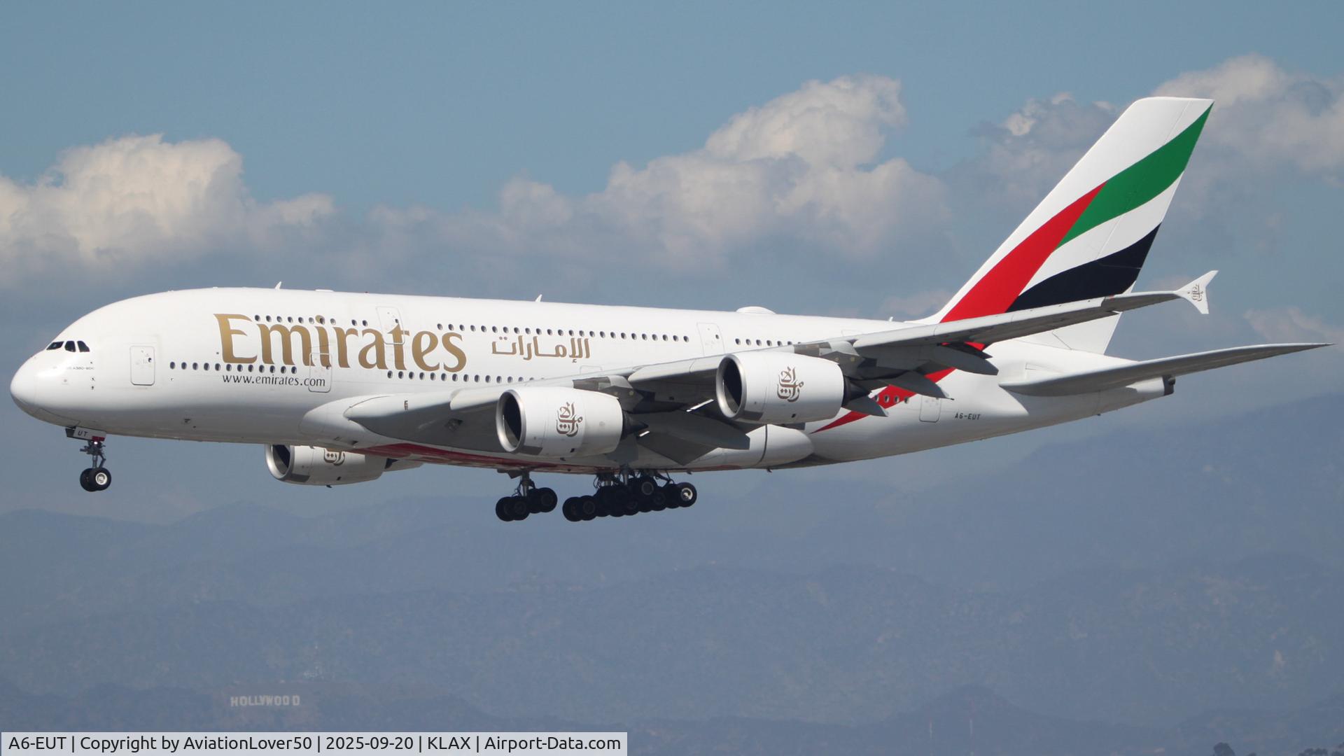 A6-EUT, 2016 Airbus A380-842 C/N 236, Emirates A380