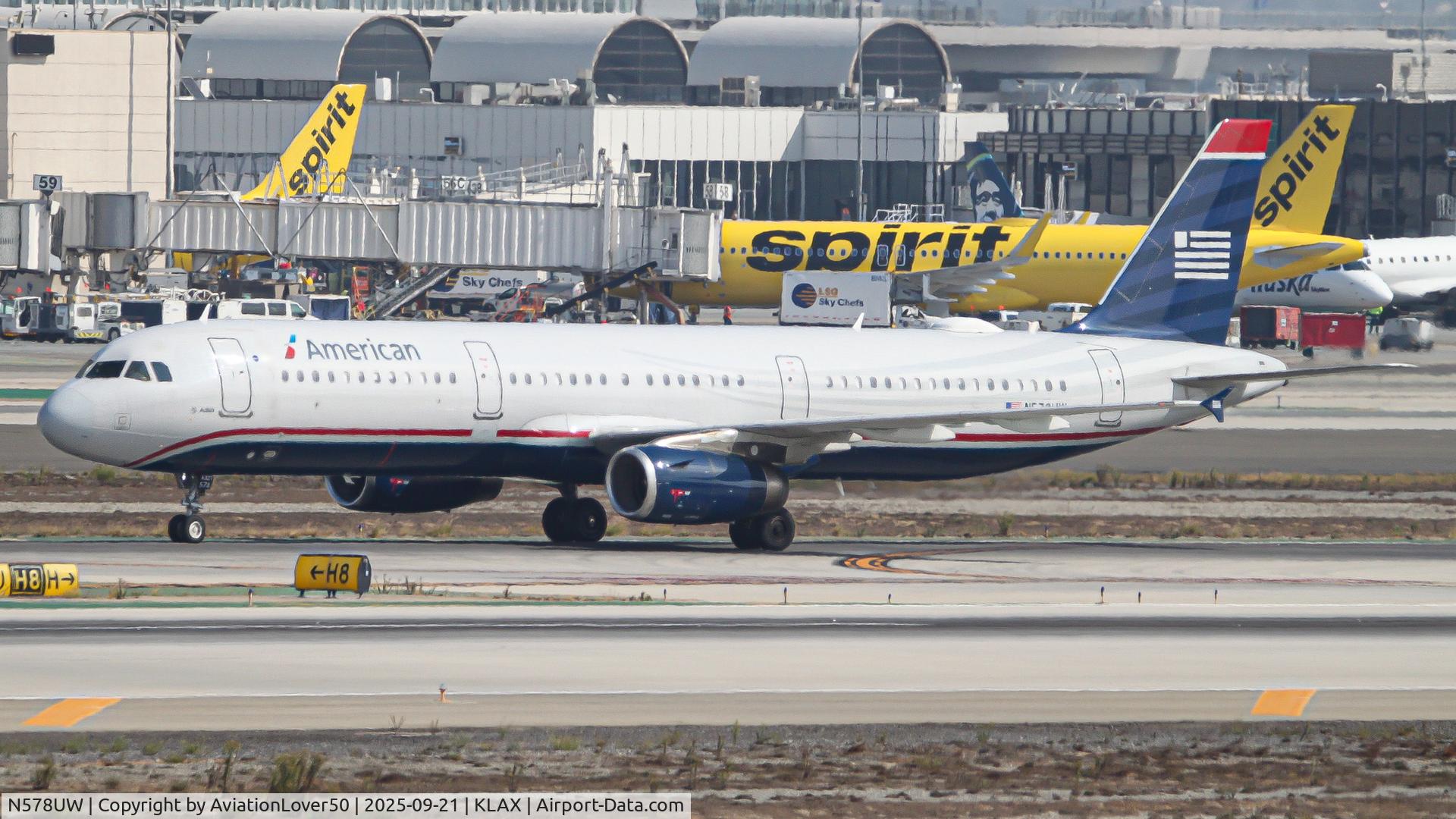 N578UW, 2014 Airbus A321-231 C/N 6035, American US Airways Retro A321