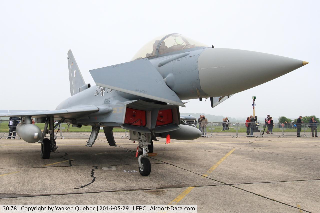 30 78, Eurofighter EF-2000 Typhoon S C/N GS058, Static display, Creil Air Base 110 (LFPC-CSF) 30 78, Eurofighter EF-2000 Typhoon S C/N GS058, Static display, Creil Air Base 110 (LFPC-CSF)
