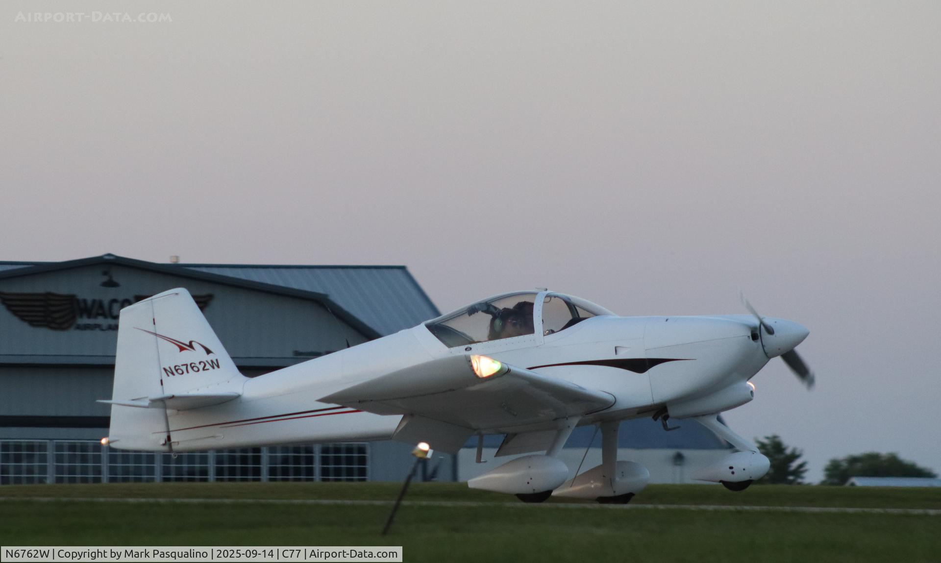 N6762W, 2000 Vans RV-6A C/N 60224, Vans RV-6A
