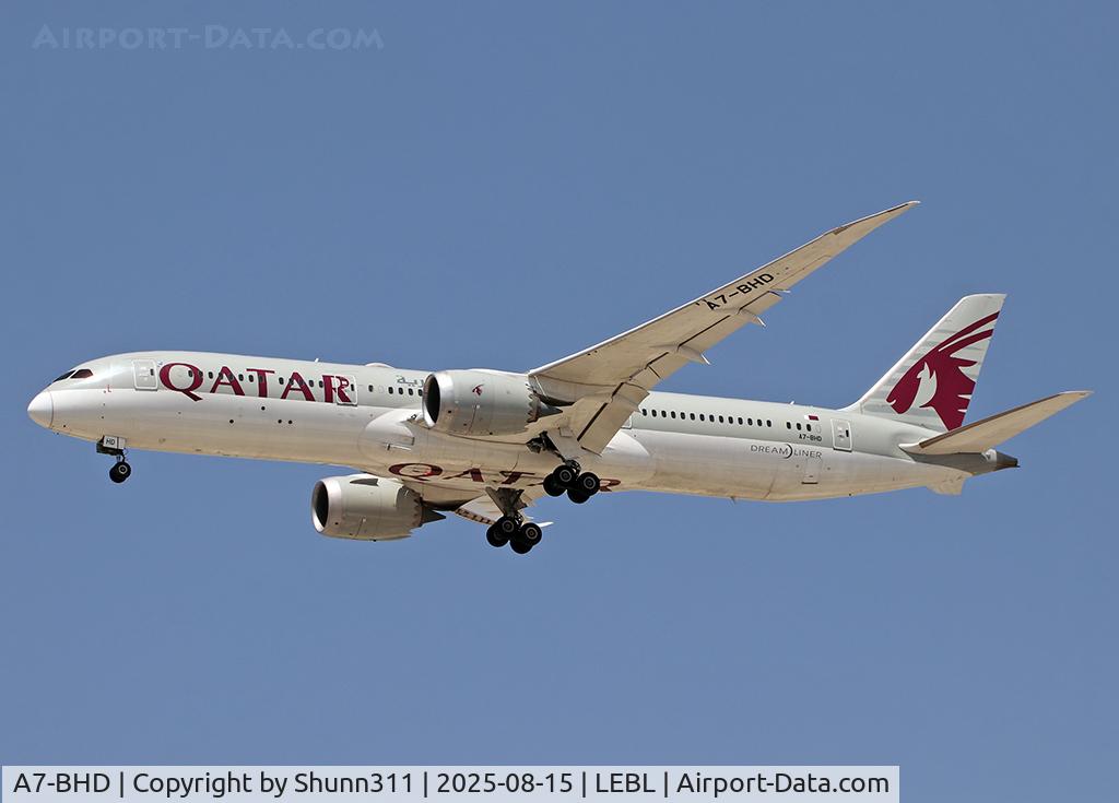 A7-BHD, 2019 Boeing 787-9 Dreamliner Dreamliner C/N 64216, Landing rwy 24R