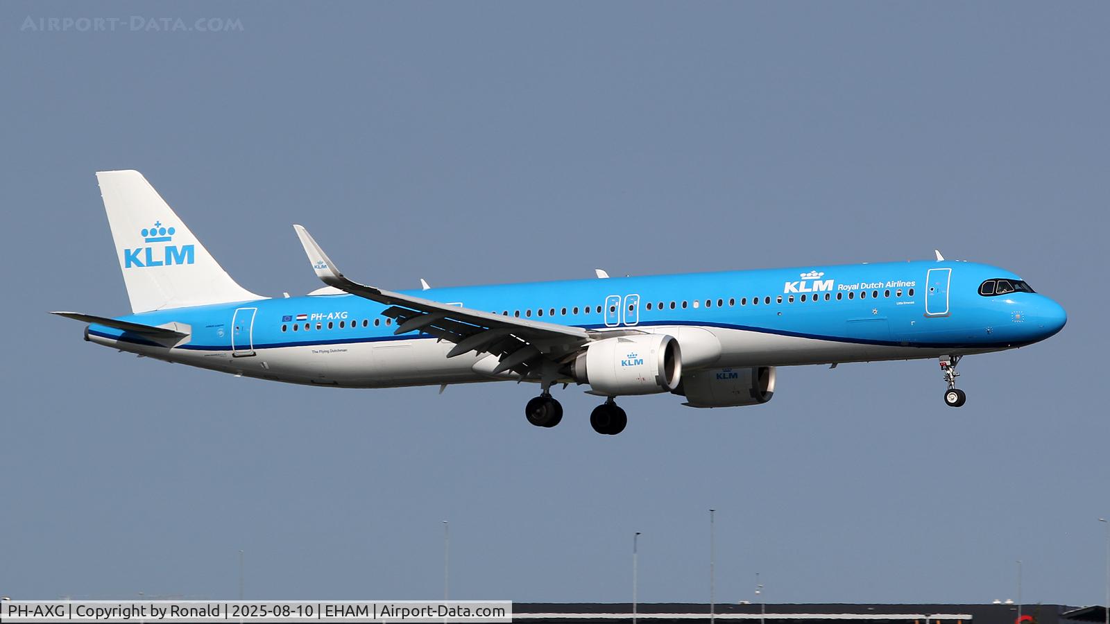 PH-AXG, 2025 Airbus A321-252NX C/N 12445, at spl