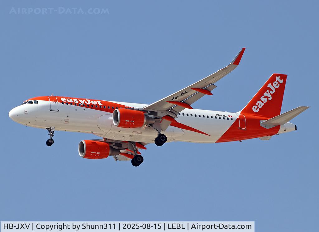 HB-JXV, 2016 Airbus A320-214 C/N 7410, Landing rwy 24R HB-JXV, 2016 Airbus A320-214 C/N 7410, Landing rwy 24R