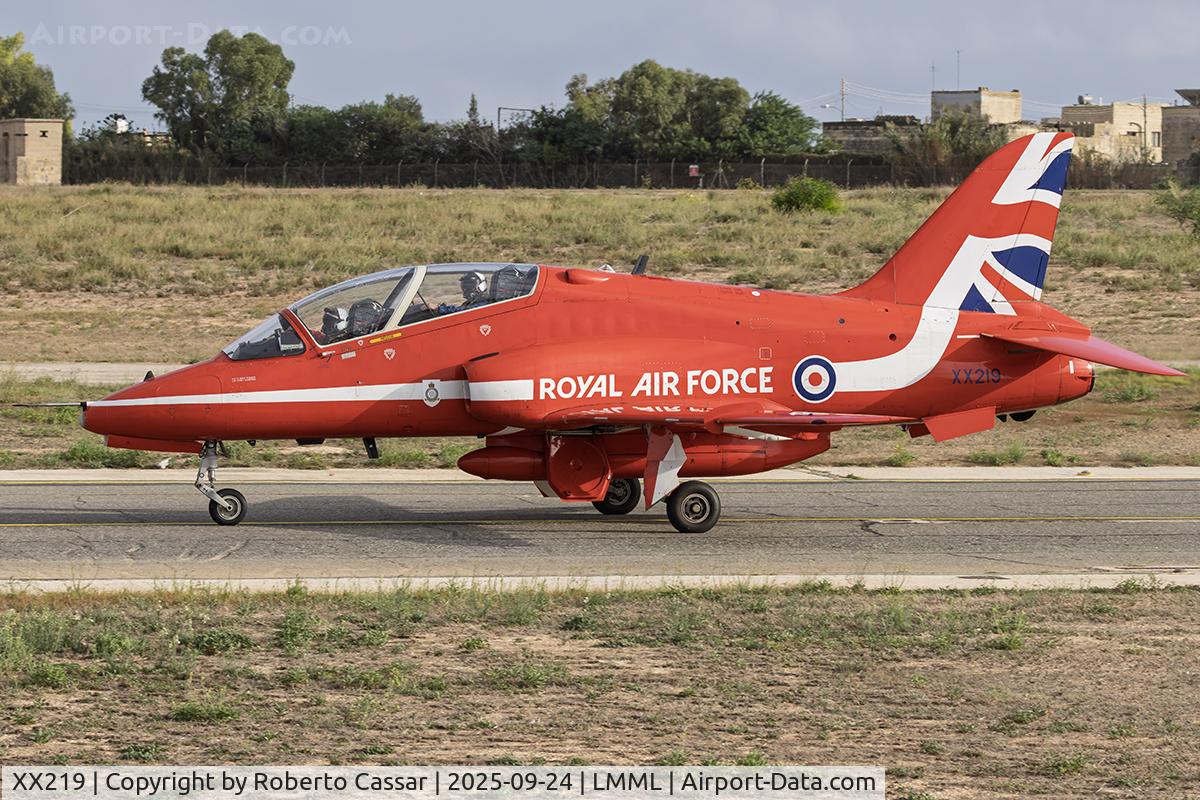 XX219, 1978 Hawker Siddeley Hawk T.1A C/N 055/312055, Malta International Airshow 2025