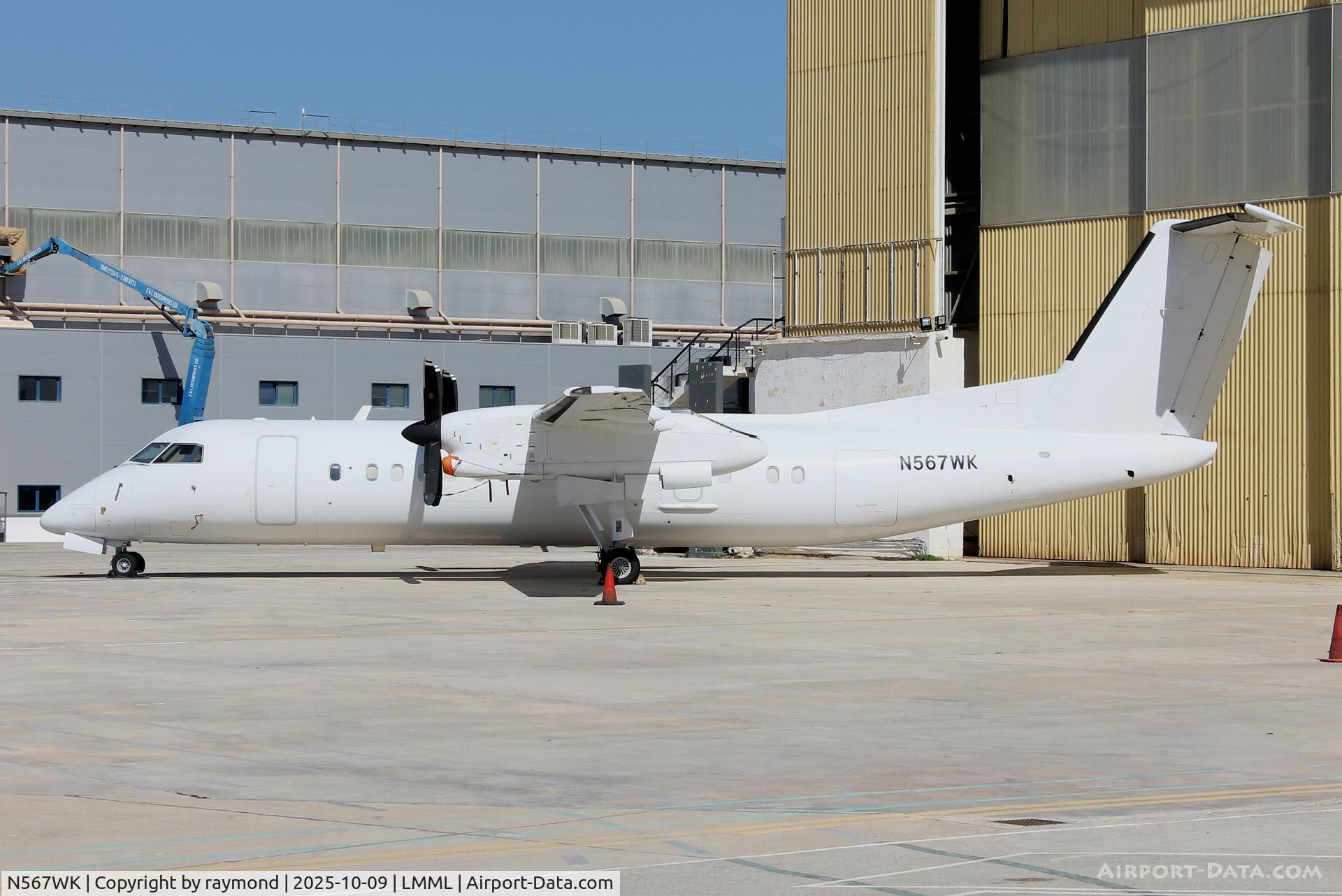 N567WK, 2000 De Havilland Canada DHC-8-315Q Dash 8 C/N 567, De Havilland Canada DHC-8-315C reg N567WK of United States Department of States parked at Safi Aviation Park in Malta.