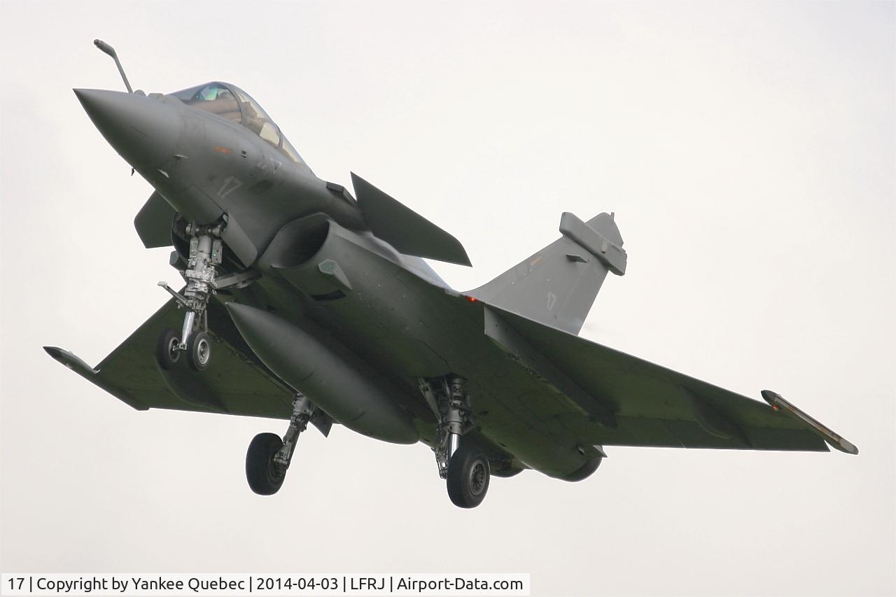 17, Dassault Rafale M C/N 17, Dassault Rafale M, Landivisiau Naval Air Base (LFRJ)