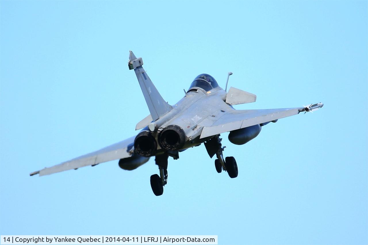14, Dassault Rafale M C/N 14, Dassault Rafale M, Landivisiau Naval Air Base (LFRJ)