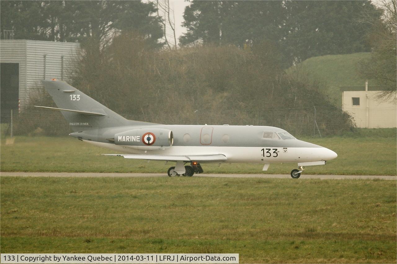 133, 1978 Dassault Falcon 10MER C/N 133, Dassault Falcon 10 MER, Landivisiau Naval Air Base (LFRJ)