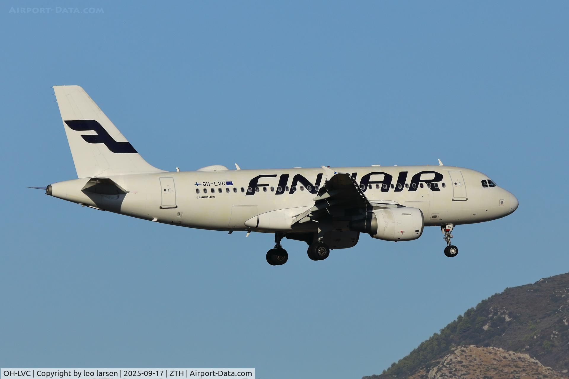 OH-LVC, 2000 Airbus A319-112 C/N 1309, Zakynthos 17.9.2025 OH-LVC, 2000 Airbus A319-112 C/N 1309, Zakynthos 17.9.2025