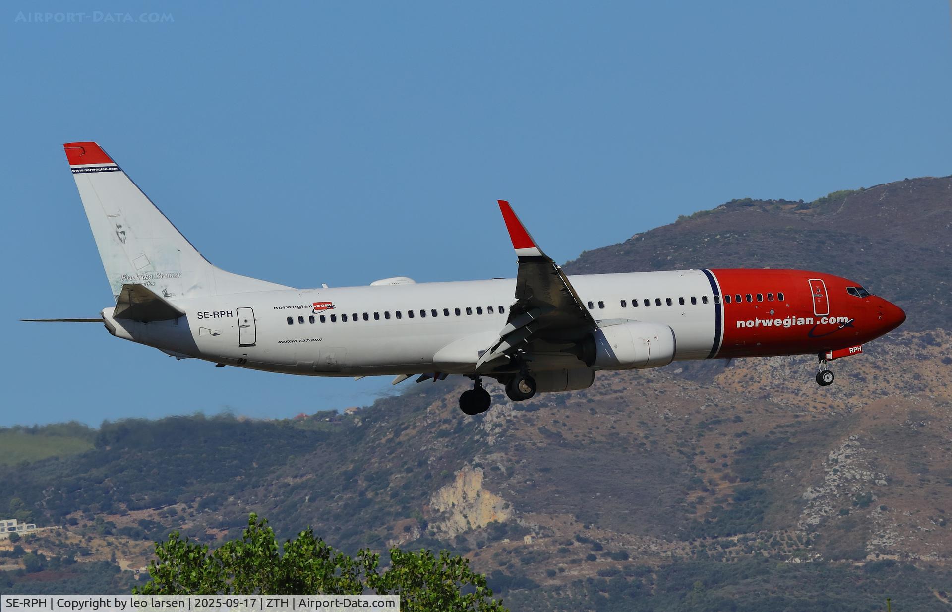 SE-RPH, 2016 Boeing 737-8JP C/N 42079, Zakynthos 17.9.2025 SE-RPH, 2016 Boeing 737-8JP C/N 42079, Zakynthos 17.9.2025