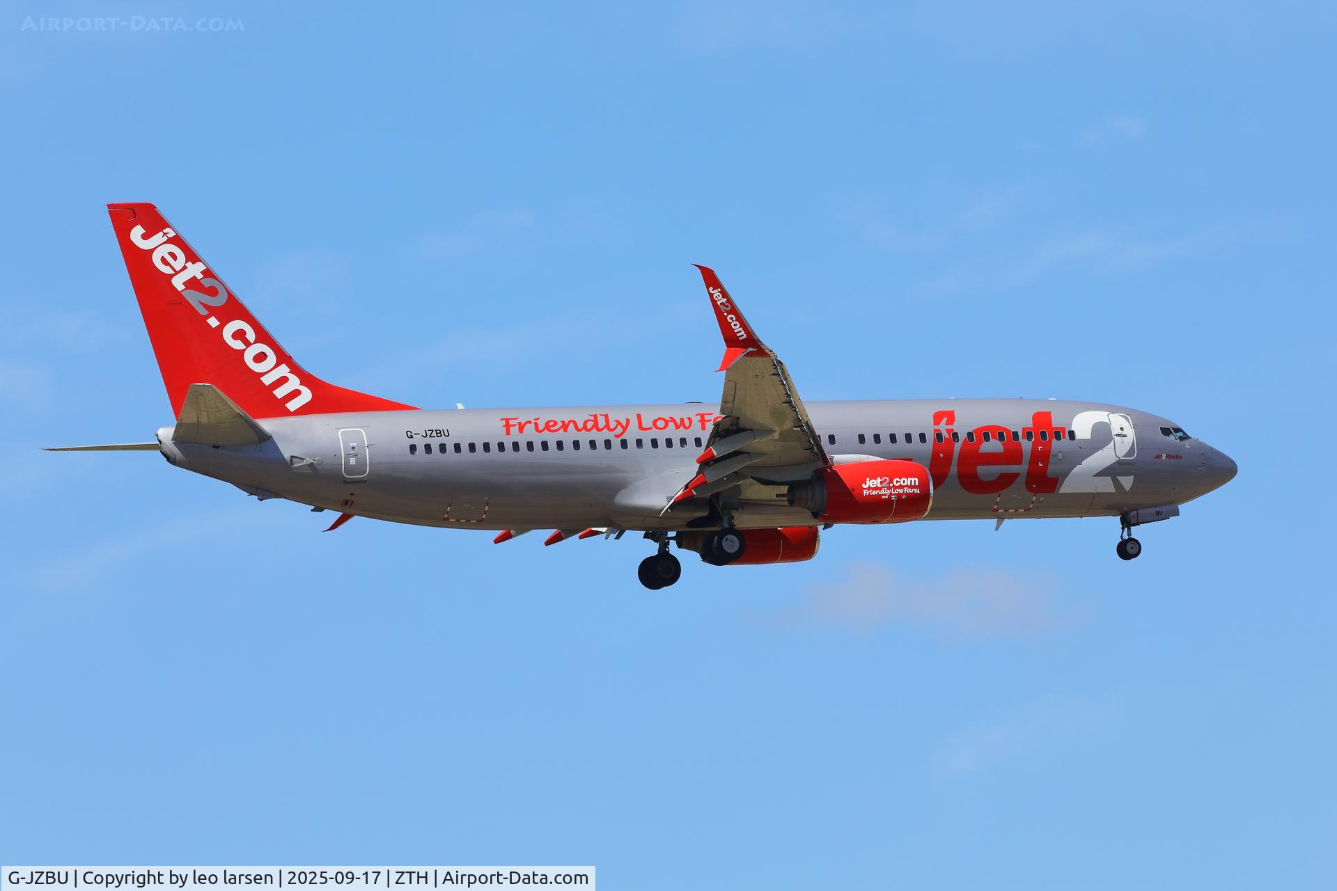 G-JZBU, 2008 Boeing 737-85P C/N 35706, Zakynthos 17.9.2025