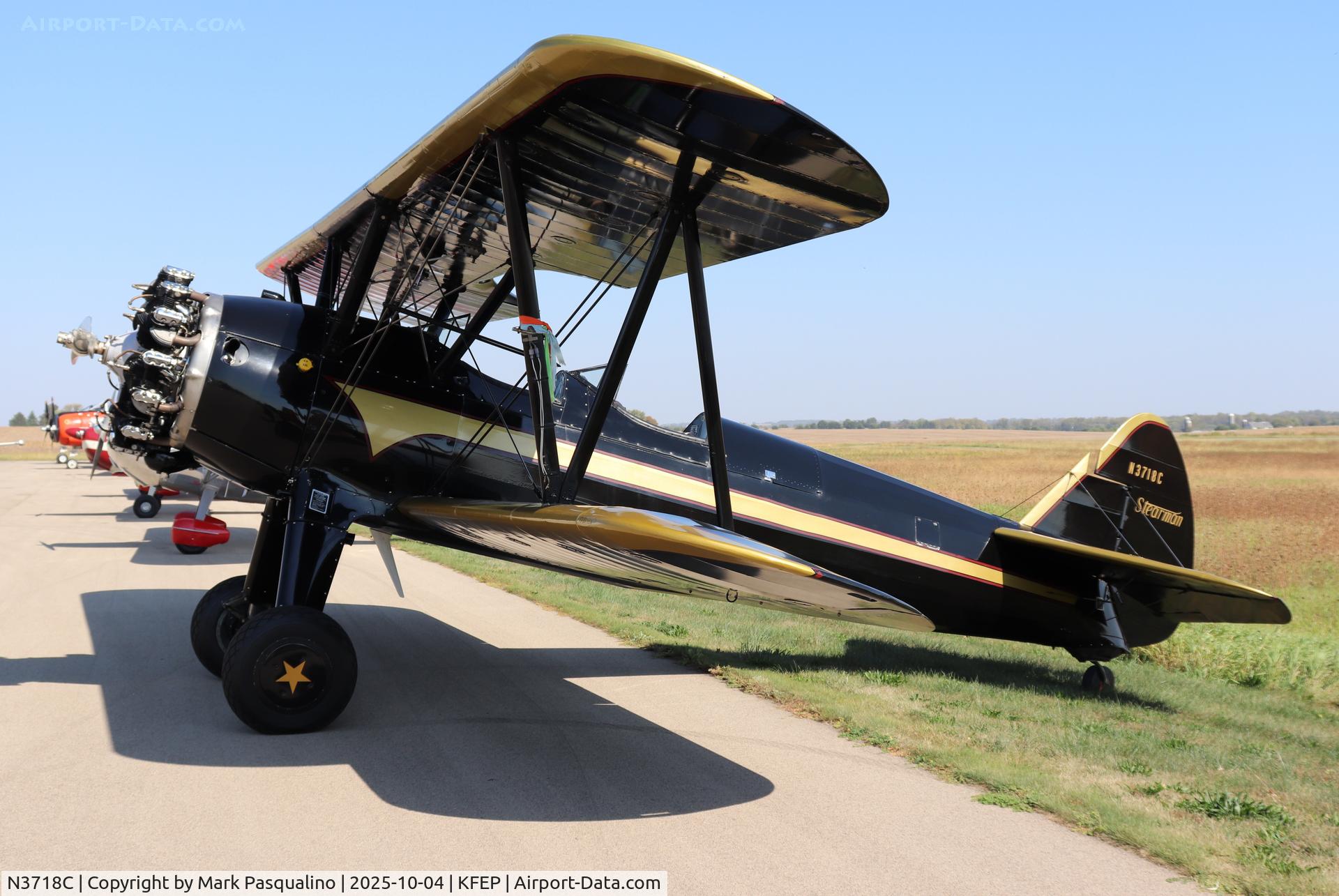 N3718C, 1942 Boeing B75N1 C/N 75-5840, Stearman