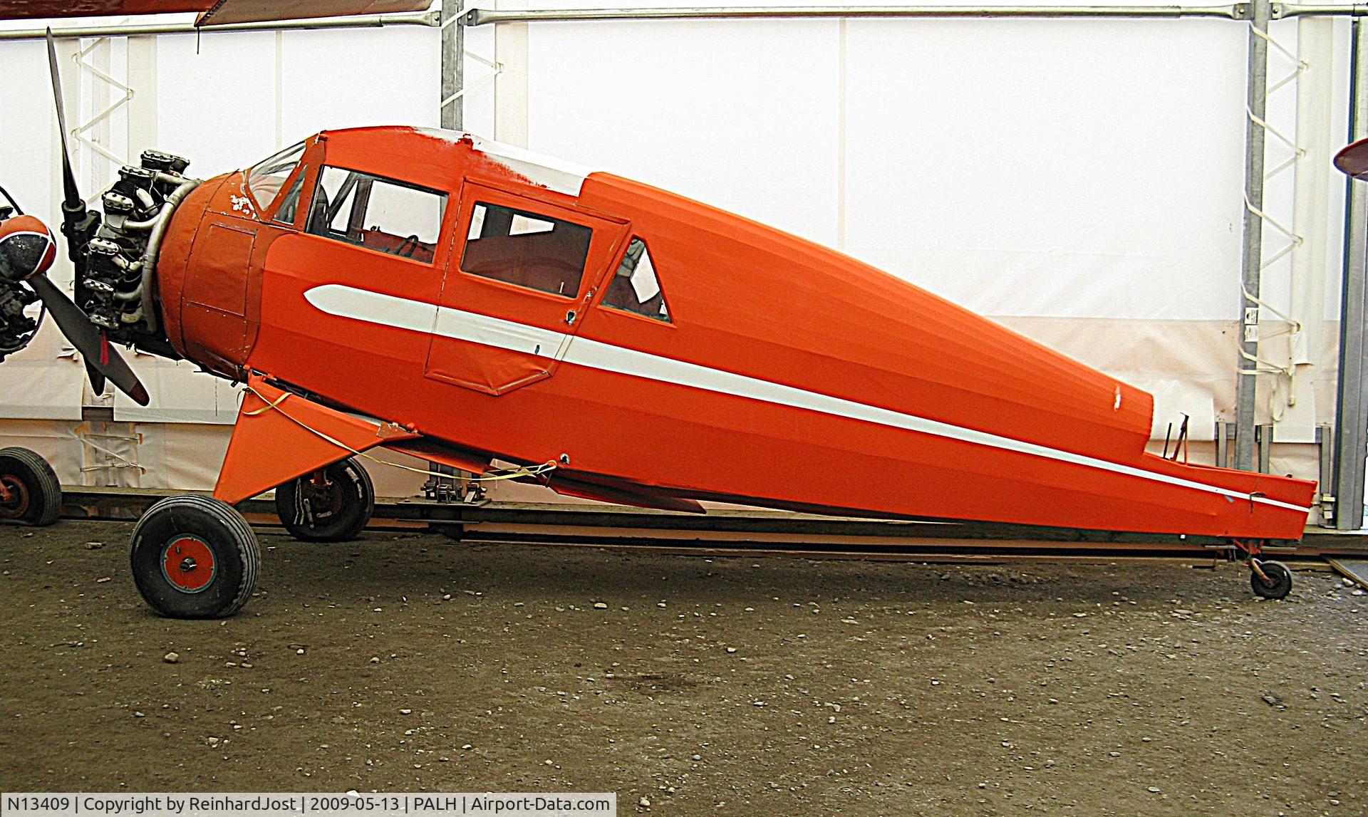 N13409, 1933 Waco UIC C/N 3756, Waco UIC, build 1933, awaiting restoration at the Alaska Aviation Museum